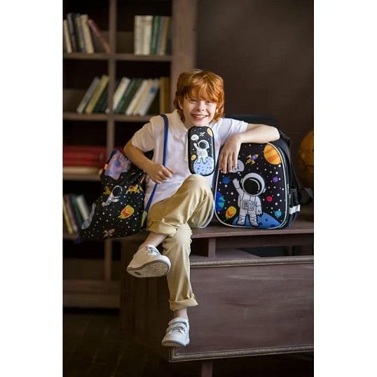 Ранец   3D Space, 2 отд., эргоном. спинка