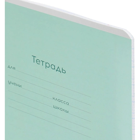 Тетрадь ЛИНИЯ 24л.проз.пласт.обл.plastic cover КЛАССИКА NEW ЗЕЛЕНАЯ,24-1414
