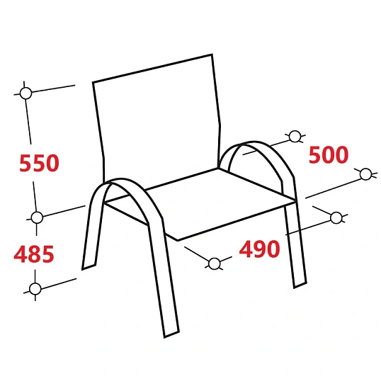 Конференц-кресло BN_TQ_Echair-811 VPU кожзам черный, хром