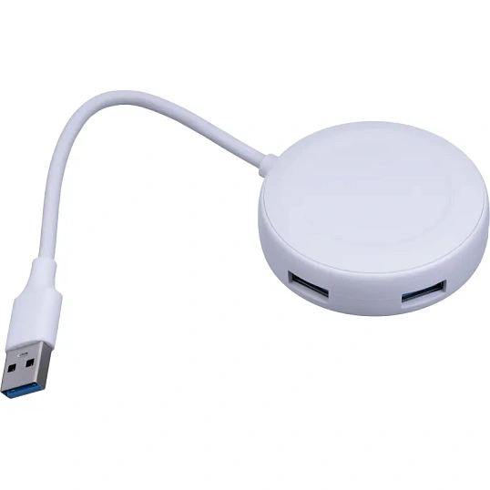 Разветвитель USB  HS003 USB3.0x4/белый