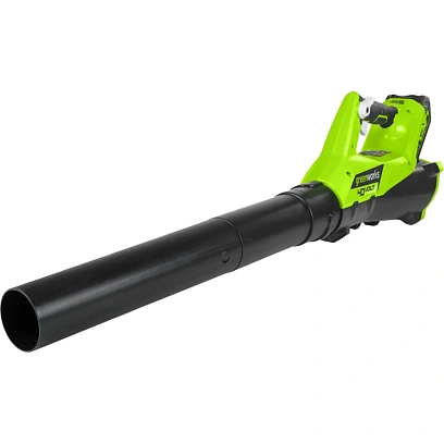 Воздуходув аккумуляторный Greenworks G40ABK4 40V АКБ 4Ач и ЗУ (2400807UB)