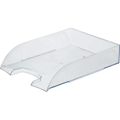 Лоток горизонтальный Комус Русская серия, прозрачный