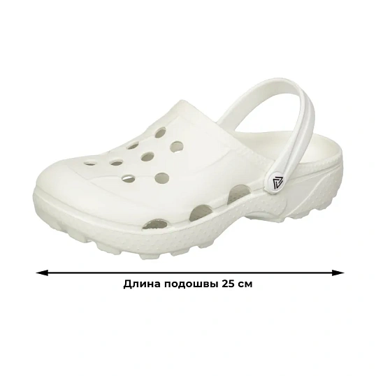 Сабо женские EVART Ола белый/белый р.39
