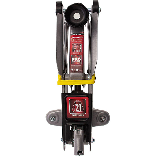 Домкрат гидравлический подкатной, 2т, 135-355 мм Matrix 51020