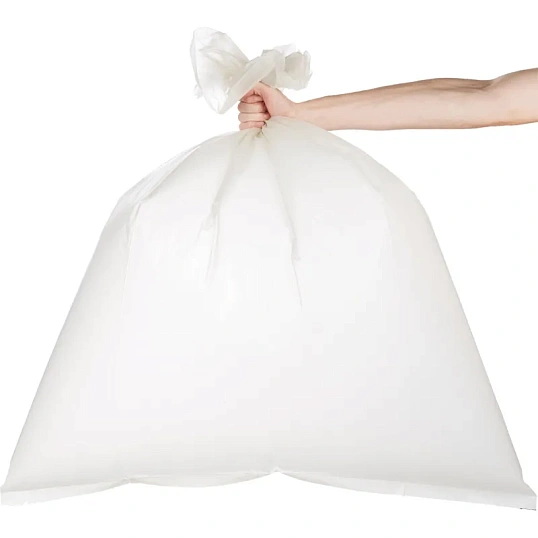 Мешки для мусора ПВД 160л 90х110см 60мкм прозрачные 10шт/рул ЭЛ