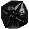 Мешки для мусора ПВД 160л 55мкм 10шт/рул черные 80x100см