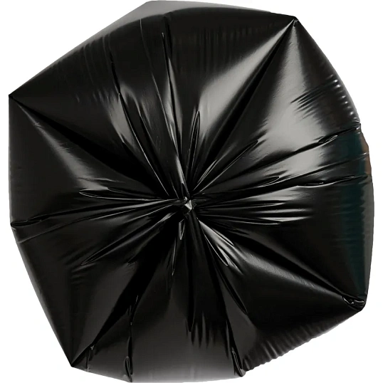 Мешки для мусора ПВД 160л 55мкм 10шт/рул черные 80x100см