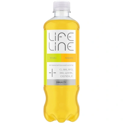 Напиток витаминизир LifeLine Immunity со вкусом манго и киви негаз 0,5л