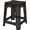Мебель для дома PR_Табурет квадратный Rattan горький шоколад