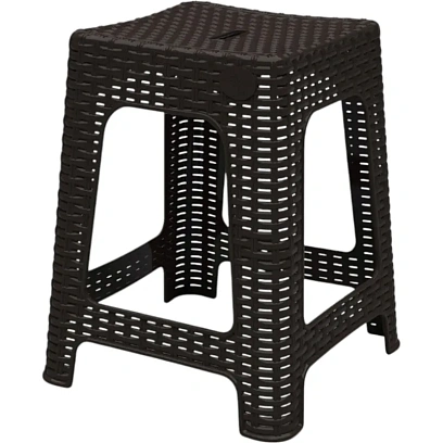 Мебель для дома PR_Табурет квадратный Rattan горький шоколад