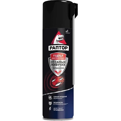 Средство от насекомых РАПТОР Аэрозоль от резистентных тараканов 430мл