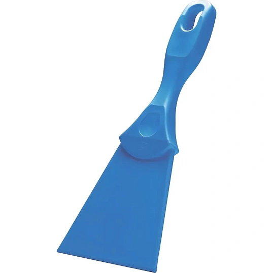 Скребок HACCPER полипропиленовый, 100 мм, синий (РФ) 279201B