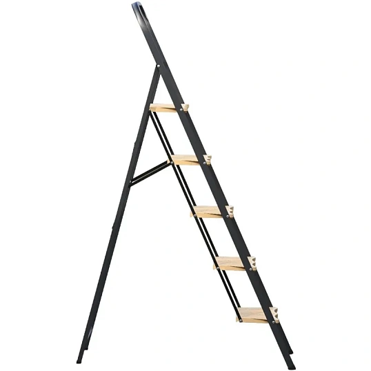 Стремянка MK805P стальная 5 ступени Алюмет односторонняя, ALUMET