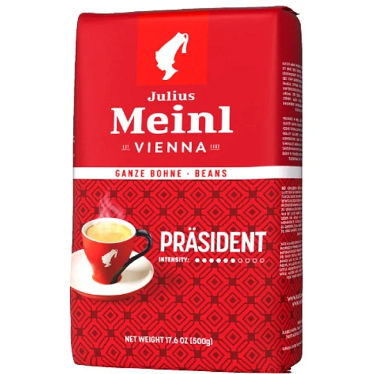 Кофе Julius Meinl Президент в зернах, 500 г (47)