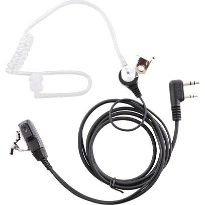 Гарнитура TurboSky TK-2,скрытого ношения с прозрачным звуководом, черный