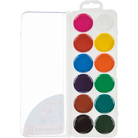 Краски акварельные №1 School Русалочка, наб. 12 цветов