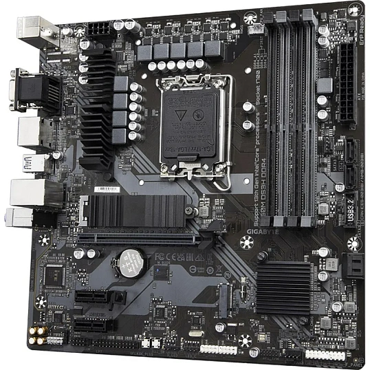 Материнская плата Gigabyte B760M DS3H DDR4 s1700, Intel B760, 4xDDR4-3200