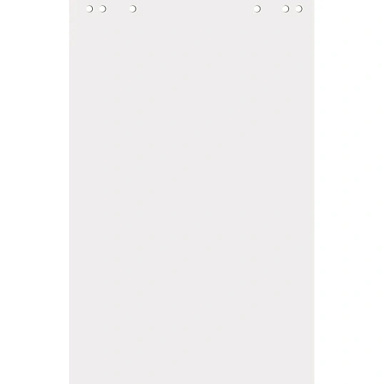 Бумага для флипчартов 20л блок белый, 5 шт/уп  60х90 см 65гр