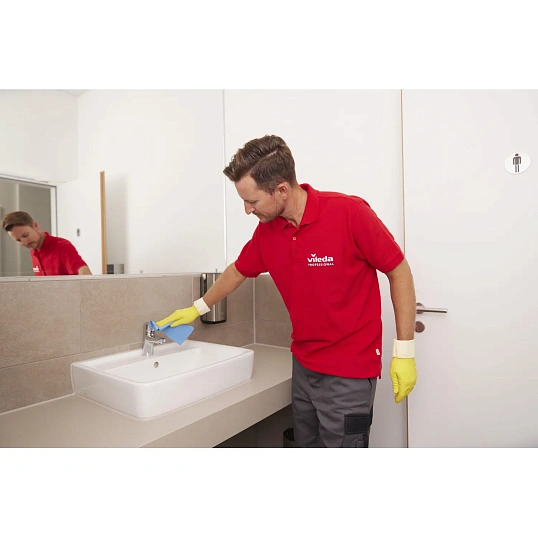 Салфетки хозяйственные Vileda р-МикронКвик 40х38 см красные 170636 5шт/уп