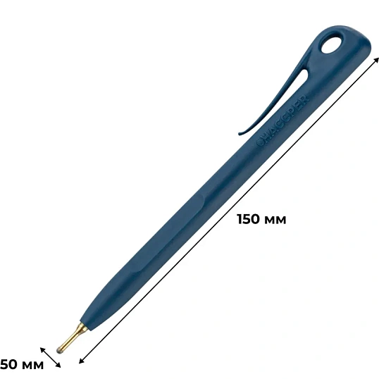Ручка шариковая неавтоматич. мет-детек HACCPER Detect клип,син,2шт/уп860101
