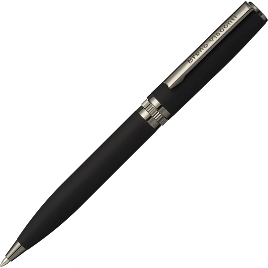 Ручка шариковая BOSTON мет.черн.корп,0.7мм,син, 20-0423