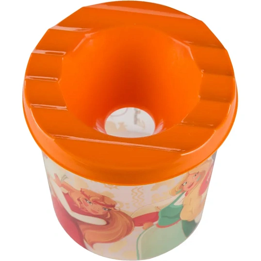 Емкость для воды КОМУС Три богатыря стакан-непролив одинар с крышк девочки