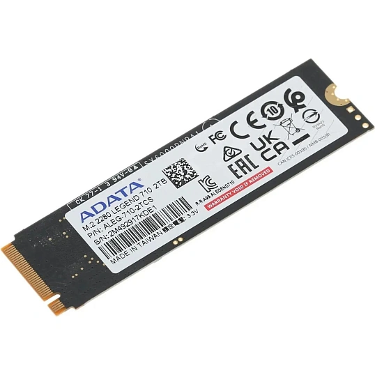 SSD накопитель A-Data PCIe 3.0 x4 2TB ALEG-710-2TCS Legend 710 M.2 2280
