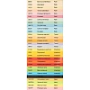 Бумага цветная Комус CP (А4,80г,канареечно-желтый интен. CY39)500л