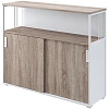 Шкаф-купе Комус Мебель К-Loft 241Н042 1370х420х1116 дуб сонома темн/белый
