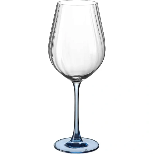 Набор бокалов для красн вина COLUMBA OPTIC, 650 мл,Синяя ножка 2шт, БСС0509