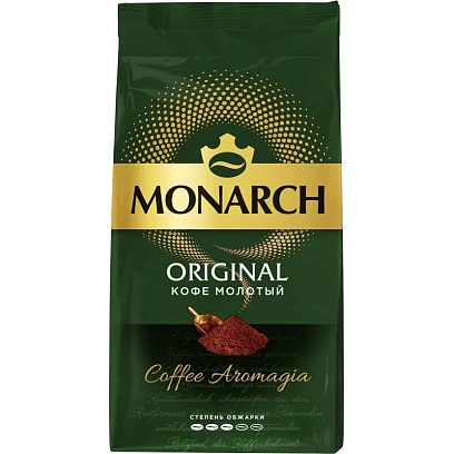 Кофе молотый Monarch Original, 230гр вак. уп