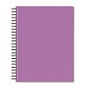 Бизнес-тетрадь А5,96л,кл,спир,пласт,тон.бл. Attache Bright colours Сиренев