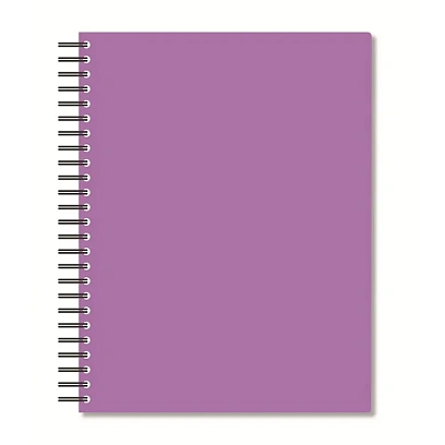 Бизнес-тетрадь А5,96л,кл,спир,пласт,тон.бл. Attache Bright colours Сиренев