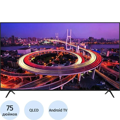 Телевизор Триколор P75UH701, смарт (Android)