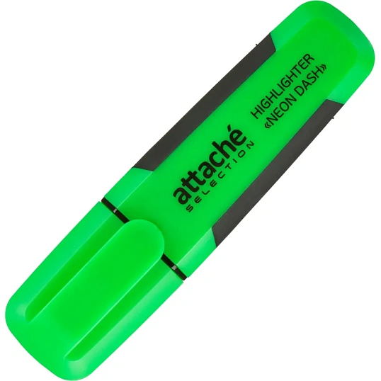 Маркер текстовыделитель Attache Selection Neon Dash 1-5мм зеленый HL7010