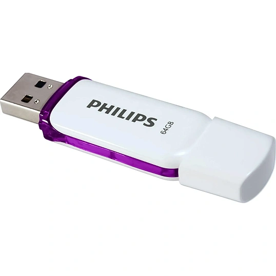 Флеш-память PHILIPS SNOW2.0 64GB, USB 2.0