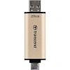 Флеш-память Transcend JetFlash 930C, 256Gb, USB 3.2 G1, зол, TS256GJF930C