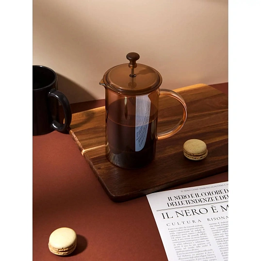 Френч-пресс 600мл. Гоуджекит АБС-пластик, боросиликат. стекл с покр,нерж ст