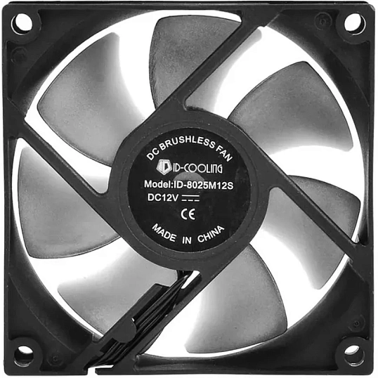 Вентилятор ID-Cooling NO-8025-SD 80х80x25 черный 3-pin Ret
