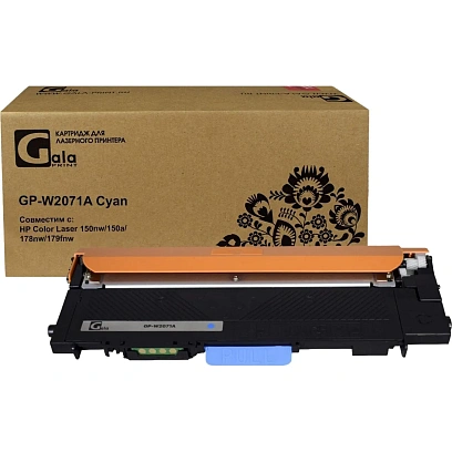 Тонер-картридж GalaPrint 117A W2071A гол. HP для 150/MFP 178/179