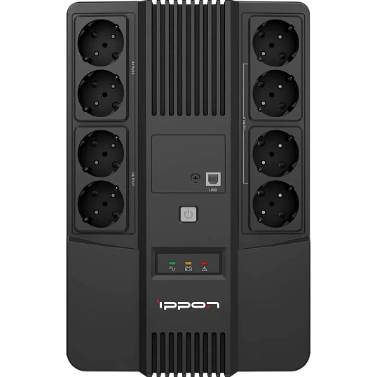 ИБП Ippon Nut 1050 1050ВА/600Вт черный(2061500)