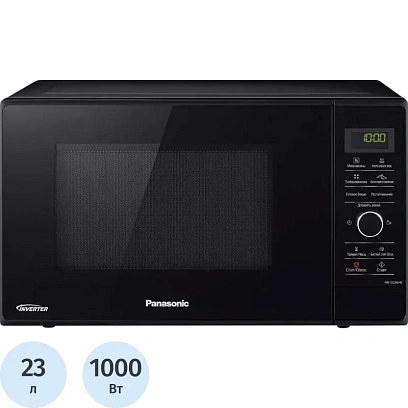 Микроволновая печь Panasonic NN-SD36HBZPE, 23 л., 1000ВТ, инверт., чер