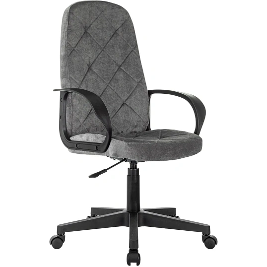 Кресло VB_EChair 602LT серый Light-19 крестов. пластик