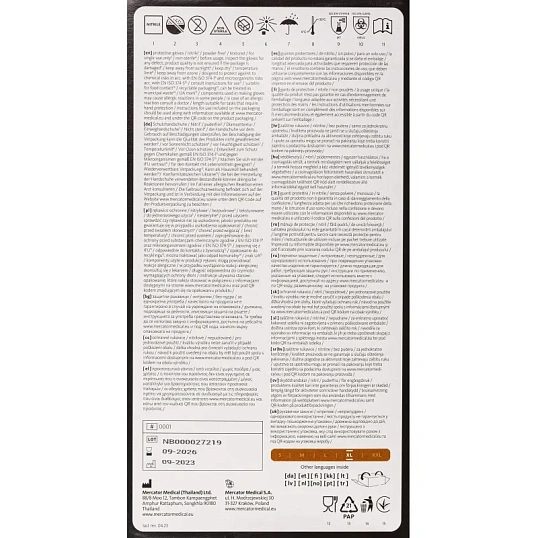 Перчатки одноразовые нитрил GOGRIP BLACK цв.черный (25пар/уп) р.XL,ПС