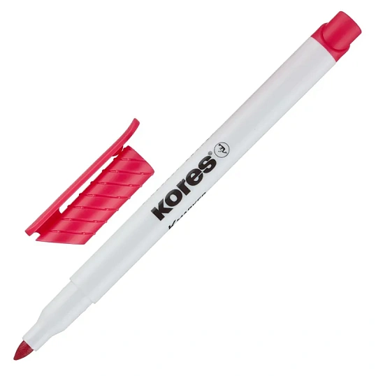 Набор маркеров для белых досок KORES 6 цв,  2 мм 22846