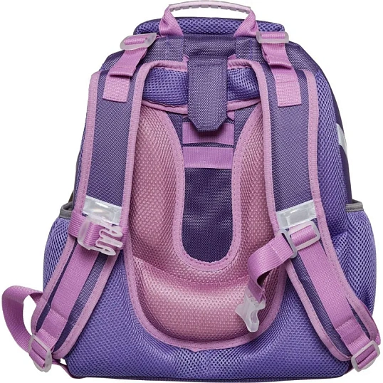 Ранец Basic Единорог Shine меняет цвет, 2 отд., эргоном. Спинка