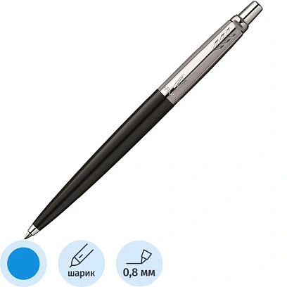 Ручка шариковая авт.PARKER Jotter OriginalBlackChrome,пласS0033010/2183298