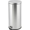 Ведро мусорное с педалью 30 л, матовое, нержавеющая сталь