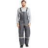 Полукомбинезон рабочий зимний мужской з47-ПК серый (р.60-62) 182-188
