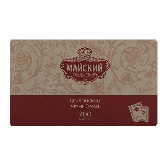 Чай Майский черный сашет 2гx200пак/уп 14286, 421007